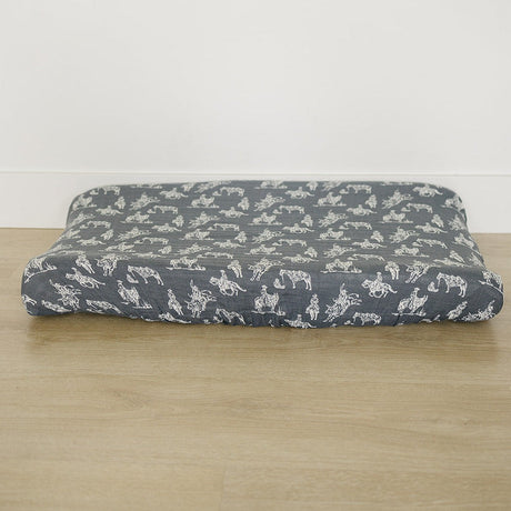 Wild West Muslin Changing Pad Cover - HoneyBug 