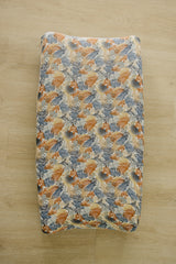 Paradise Palms Muslin Changing Pad Cover - HoneyBug 