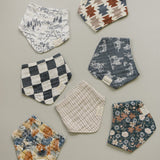 Midnight Floral Muslin Bib - HoneyBug 