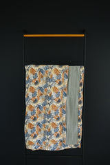 Paradise Palms+ Dusty Blue Muslin Quilt - HoneyBug 