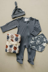 Western Aztec Muslin Swaddle Blanket - HoneyBug 