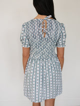 Adult Block Print Floral Dress