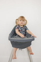 Americana Floral Ribbed Bamboo Cozy Short Set - HoneyBug 