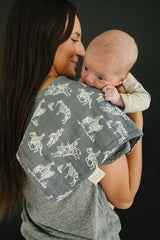 Wild West Muslin Burp Cloth - HoneyBug 