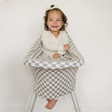 Light Green Checkered Bamboo Multi-Use Cover - HoneyBug 