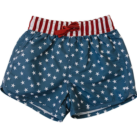 Stars and Stripes Swim Shorts - HoneyBug 