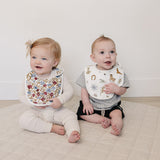 Desert Floral Classic Luxe Fleece Bib