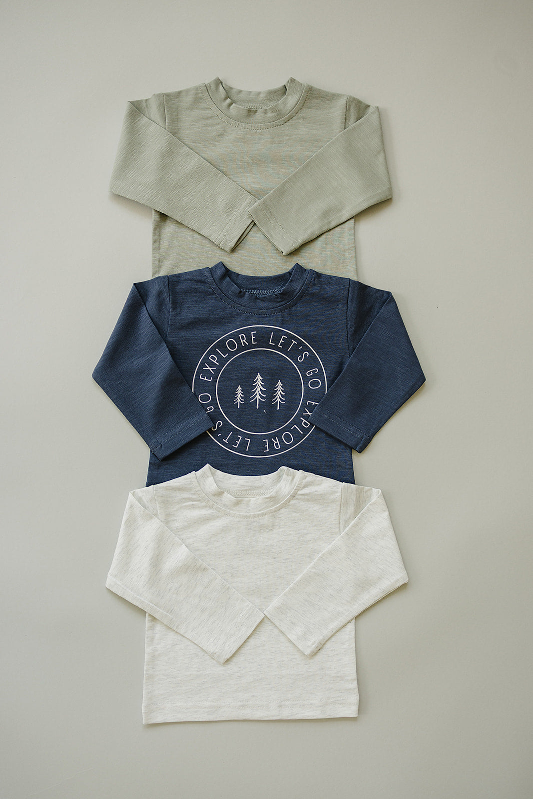 Explore Long Sleeve Cotton Tee - HoneyBug 