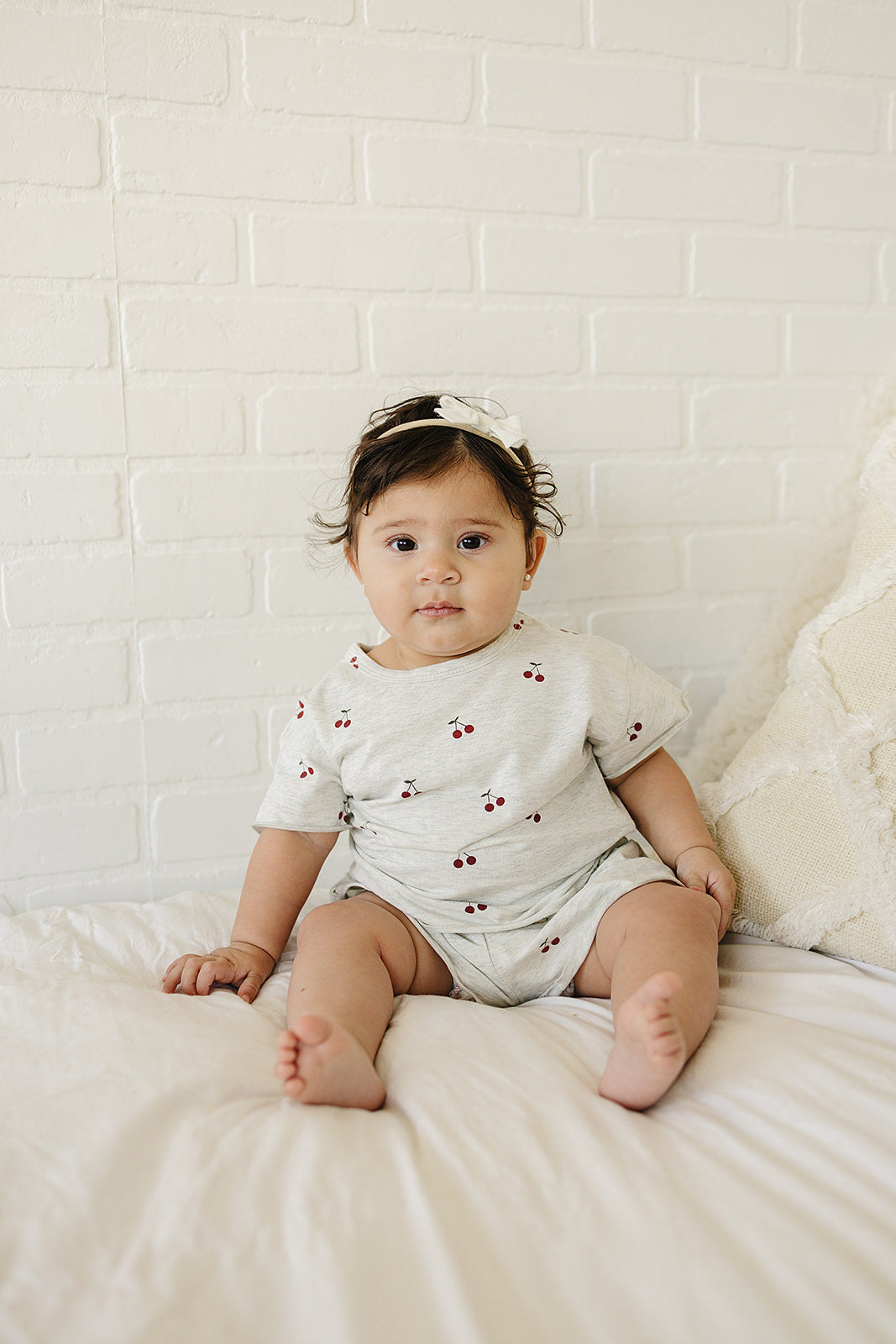 Cherries Short Set - HoneyBug 