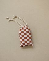 Rust Checkered Bamboo Multi-Use Cover - HoneyBug 