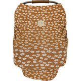 Mustard Floral Bamboo Multi-Use Cover - HoneyBug 