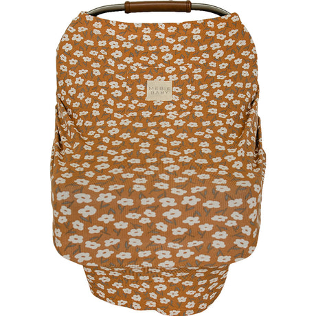 Mustard Floral Bamboo Multi-Use Cover - HoneyBug 
