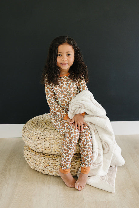 Cream Magnolia Bamboo Cozy Set - HoneyBug 