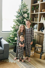 Green Plaid Bamboo Cozy Set - HoneyBug 