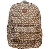 Mustard Floral Large Backpack - HoneyBug 