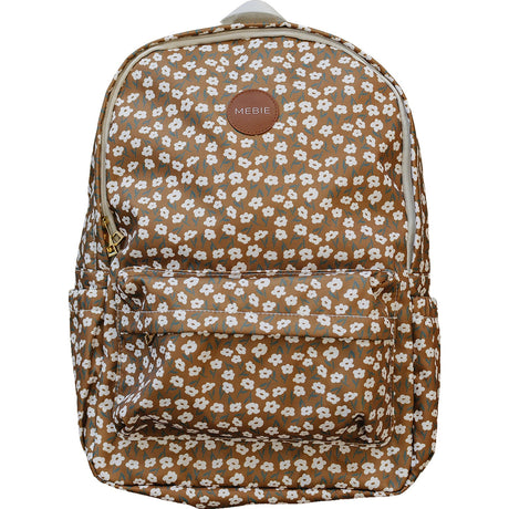 Mustard Floral Large Backpack - HoneyBug 