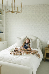 Magnolia Floral Twin Muslin Quilt - HoneyBug 