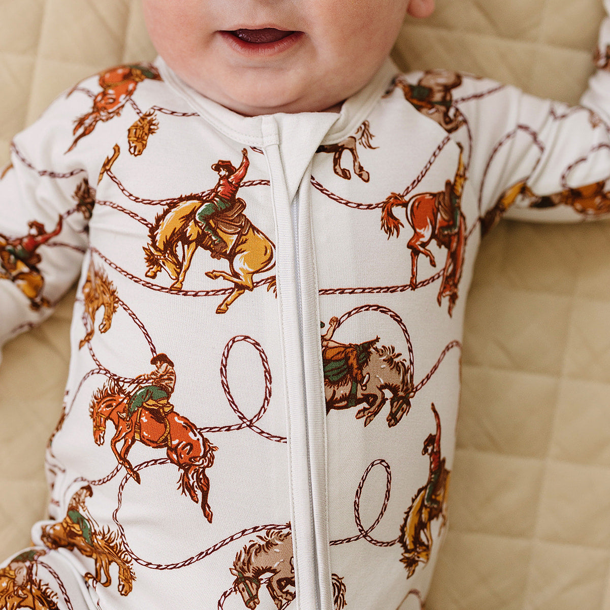 Bamboo Zip Romper | Rodeo Club
