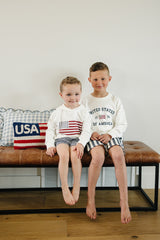 United States Crew Neck - HoneyBug 