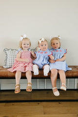 Stripe Ruffle Dress - HoneyBug 