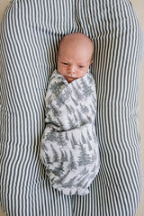 Forest Muslin Swaddle Blanket - HoneyBug 