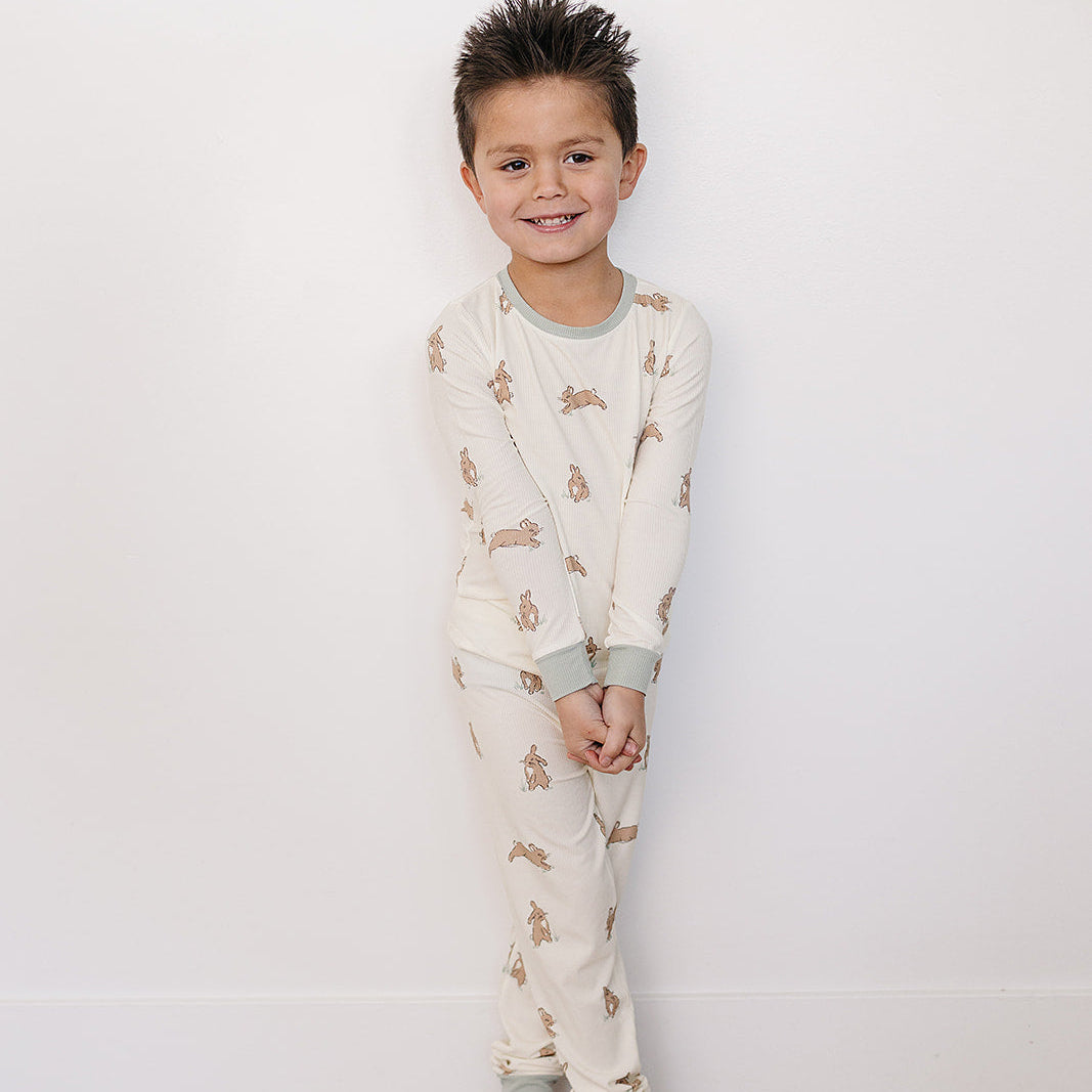 Bunny Ribbed Bamboo Cozy Set