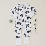 Bamboo Zip Romper | Monster Blaze