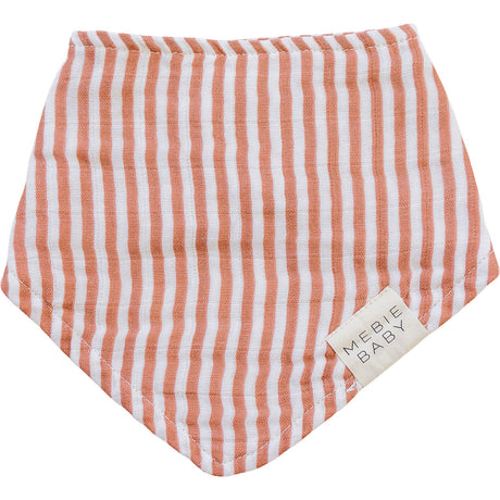 Pink Stripes Classic Muslin Bib - HoneyBug 