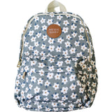 Green Floral Mini Backpack - HoneyBug 