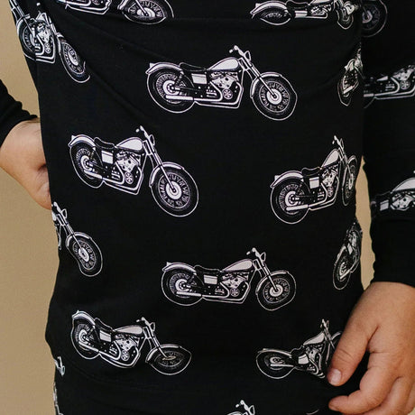 Bamboo Two Piece Set | Born to Ride Black