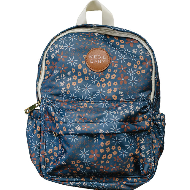 Navy Floral Mini Backpack - HoneyBug 