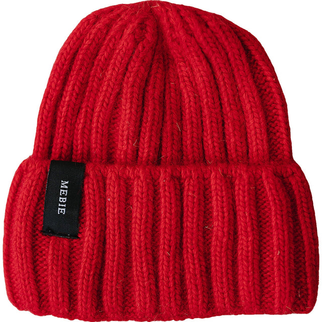 Red Chunky Knit Beanie - HoneyBug 