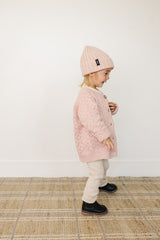 Light Pink Chunky Knit Beanie - HoneyBug 