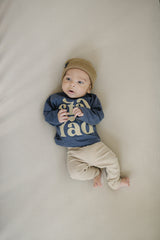 Oatmeal Organic Leggings - HoneyBug 