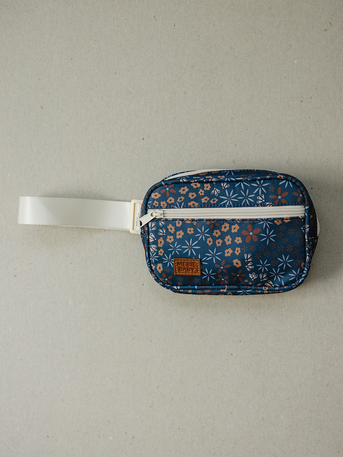 Navy Floral Mini Fanny Pack - HoneyBug 