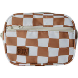 Rust Wavy Checkered Mini Fanny Pack - HoneyBug 