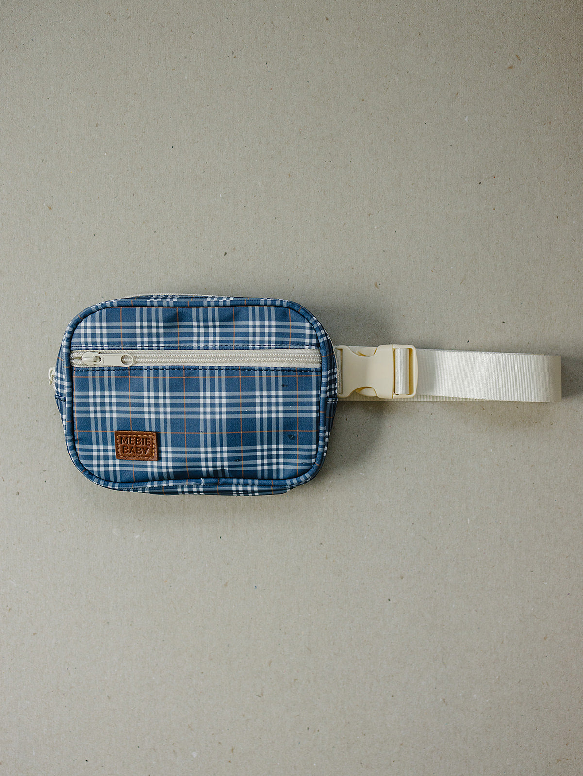 Navy Plaid Mini Fanny Pack - HoneyBug 