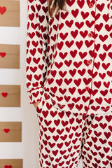 Adult Hearts Pajama Set