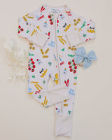Bamboo Zip Romper | Pasta Club