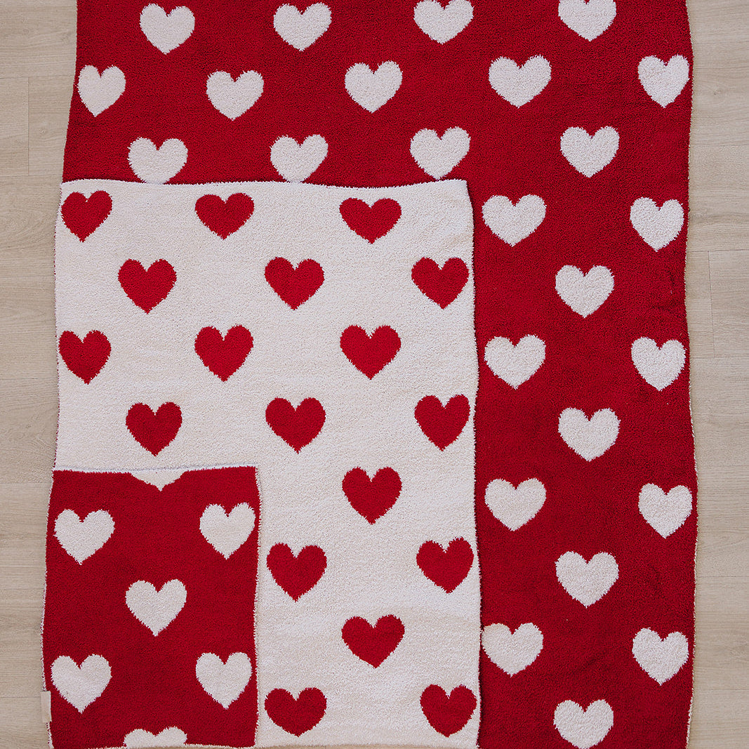 Hearts Plush Blanket