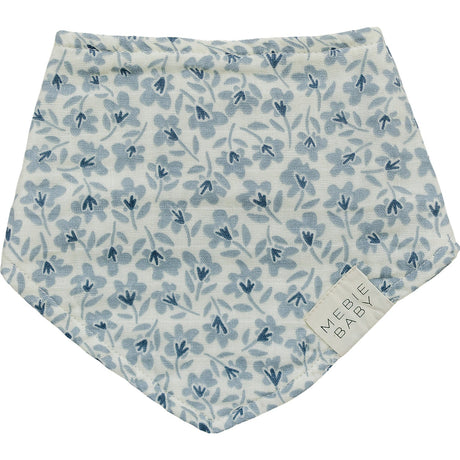 Blue Blossom Classic Muslin Bib - HoneyBug 