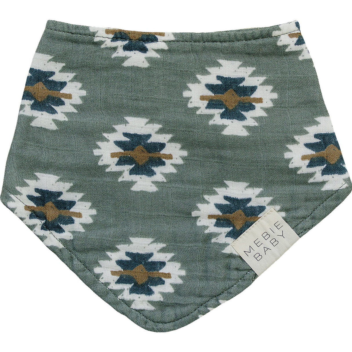Southwest Aztec Classic Muslin Bib - HoneyBug 