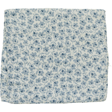 Blue Blossom Muslin Burp Cloth - HoneyBug 