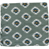 Southwest Aztec Muslin Burp Cloth - HoneyBug 