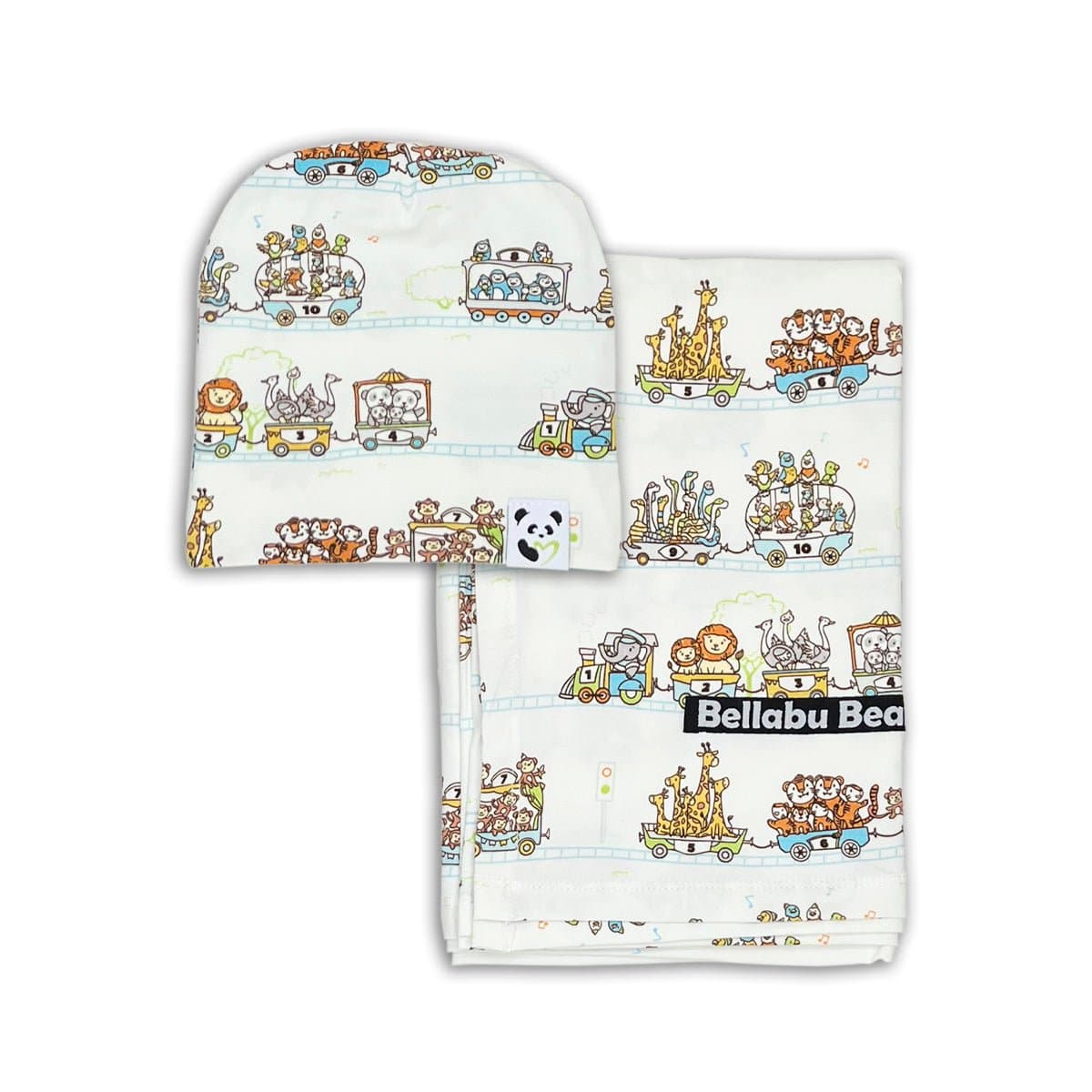 Bamboo Swaddle & Beanie Set - HoneyBug 