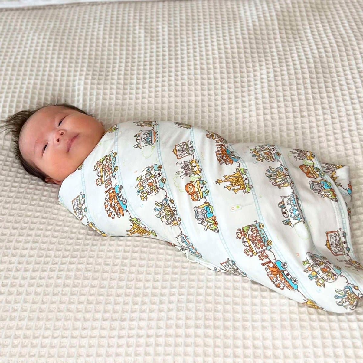 Bamboo Swaddle & Beanie Set - HoneyBug 