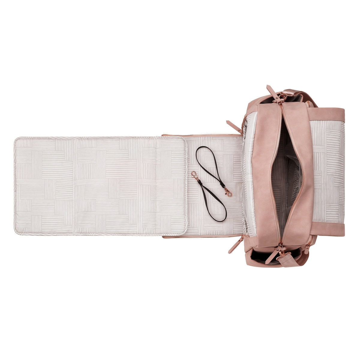 Boxy Backpack Deluxe in Toffee Rose - HoneyBug 