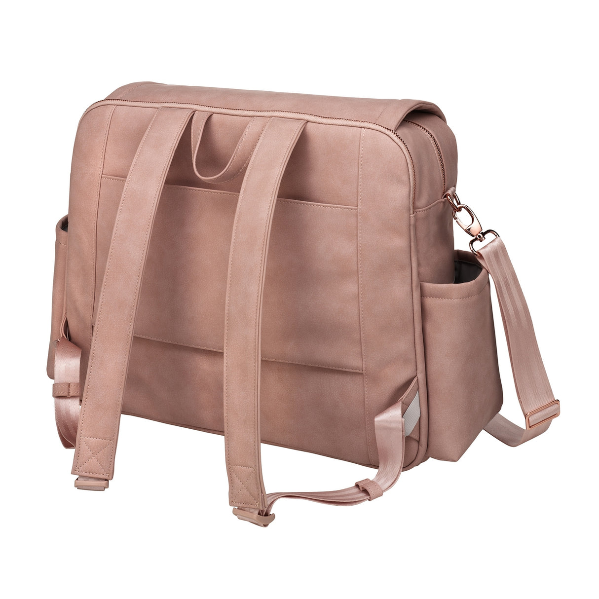 Boxy Backpack Deluxe in Toffee Rose - HoneyBug 