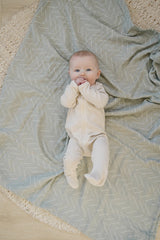Desert Sage Muslin Quilt - HoneyBug 