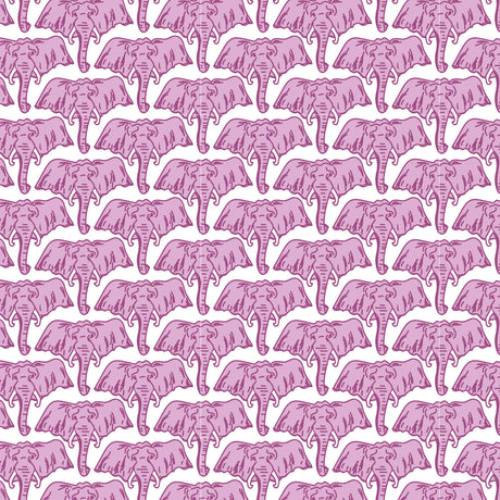 Alden Girls' Pajama Pant Set - African Elephants Pink - HoneyBug 